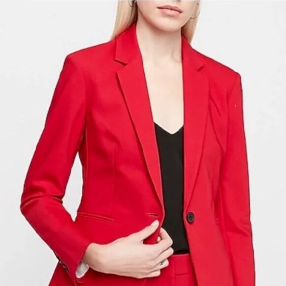 👠Banana Republic Red Star Blazer NWOT✅ - Picture 2 of 3